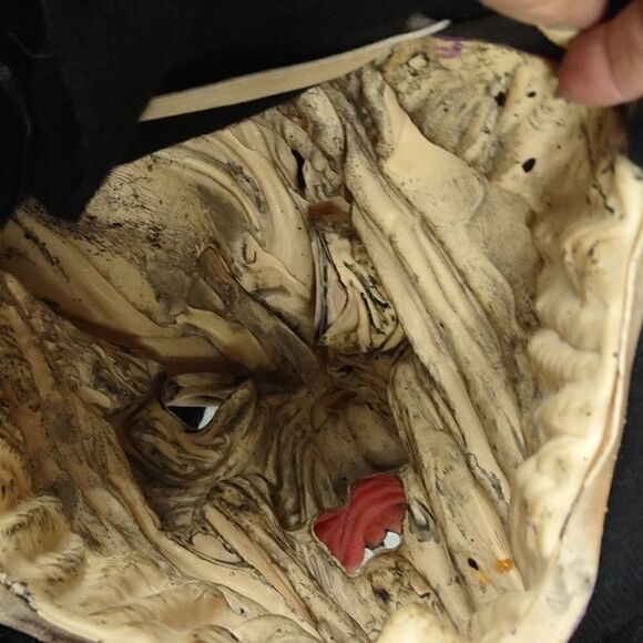 Adult Scary Purple Predictor Latex Halloween Mask - Picture 4 of 5